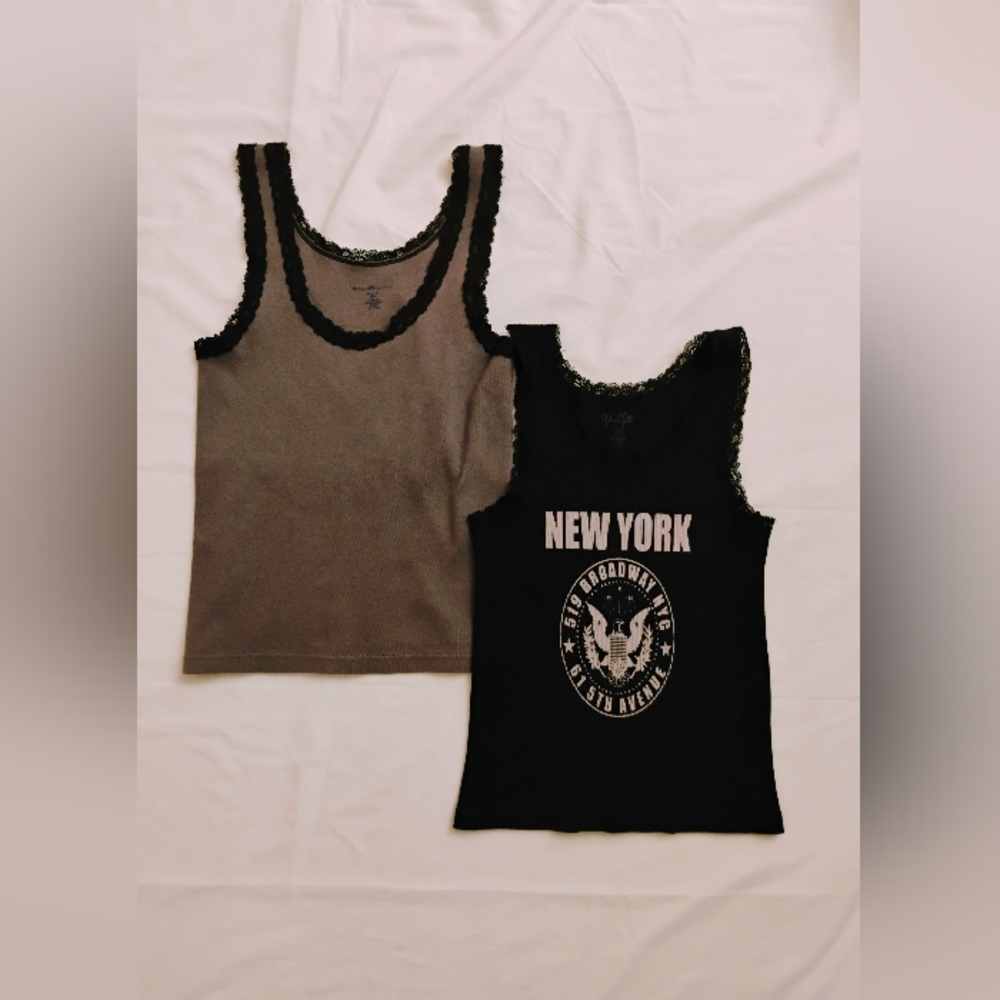 Brandy Melville lace tank tops